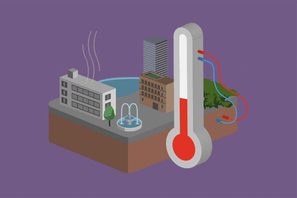 ICU ilot de chaleur urbain namR