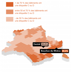 carte CD diagnostic de performance énergétique namR