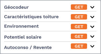 Données potentiel solaire